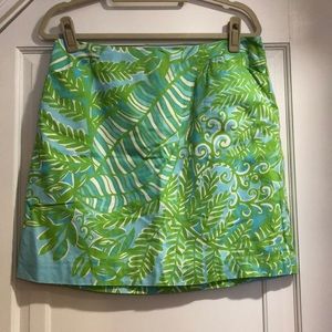 Lilly Pulitzer tropical print skirt